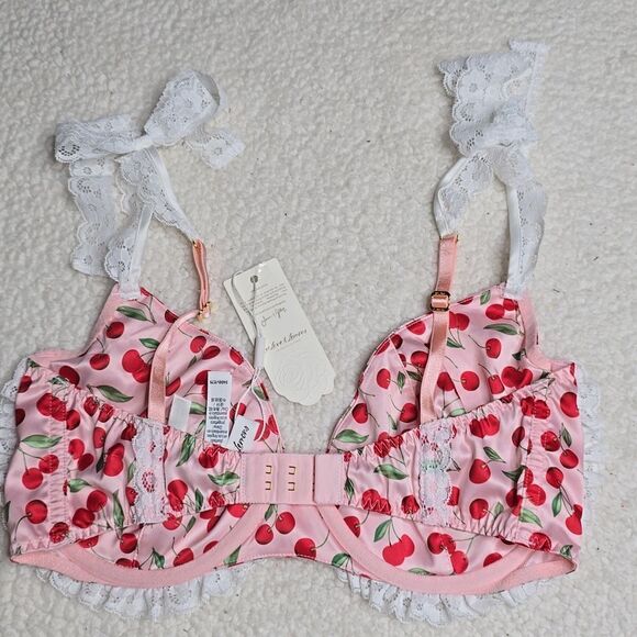 1018 NWT For Love & Lemons Perrie Underwire Bra Size 34DD - Picture 4 of 7